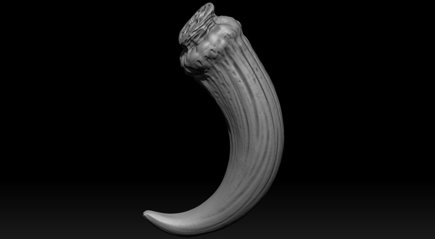 3D PRINTABLE MYTHOSAUR RIGHT HORN - THE MANDALORIAN STAR WARS 3D print model_4