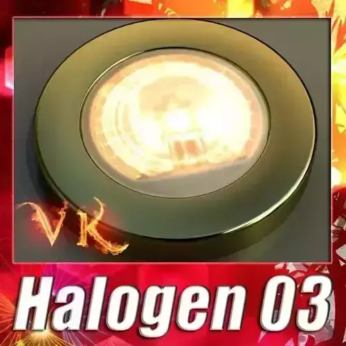 Halogen Lamp 03 Photoreal