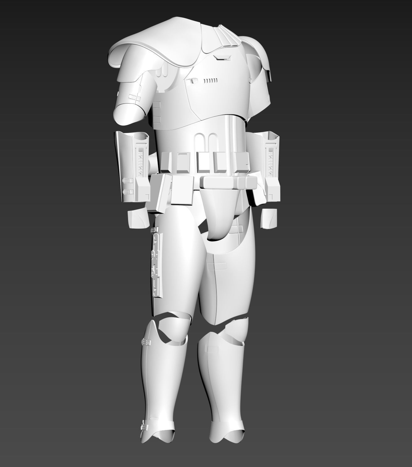 Star Wars TLJ Storm trooper Armour EP8 3D print model_10