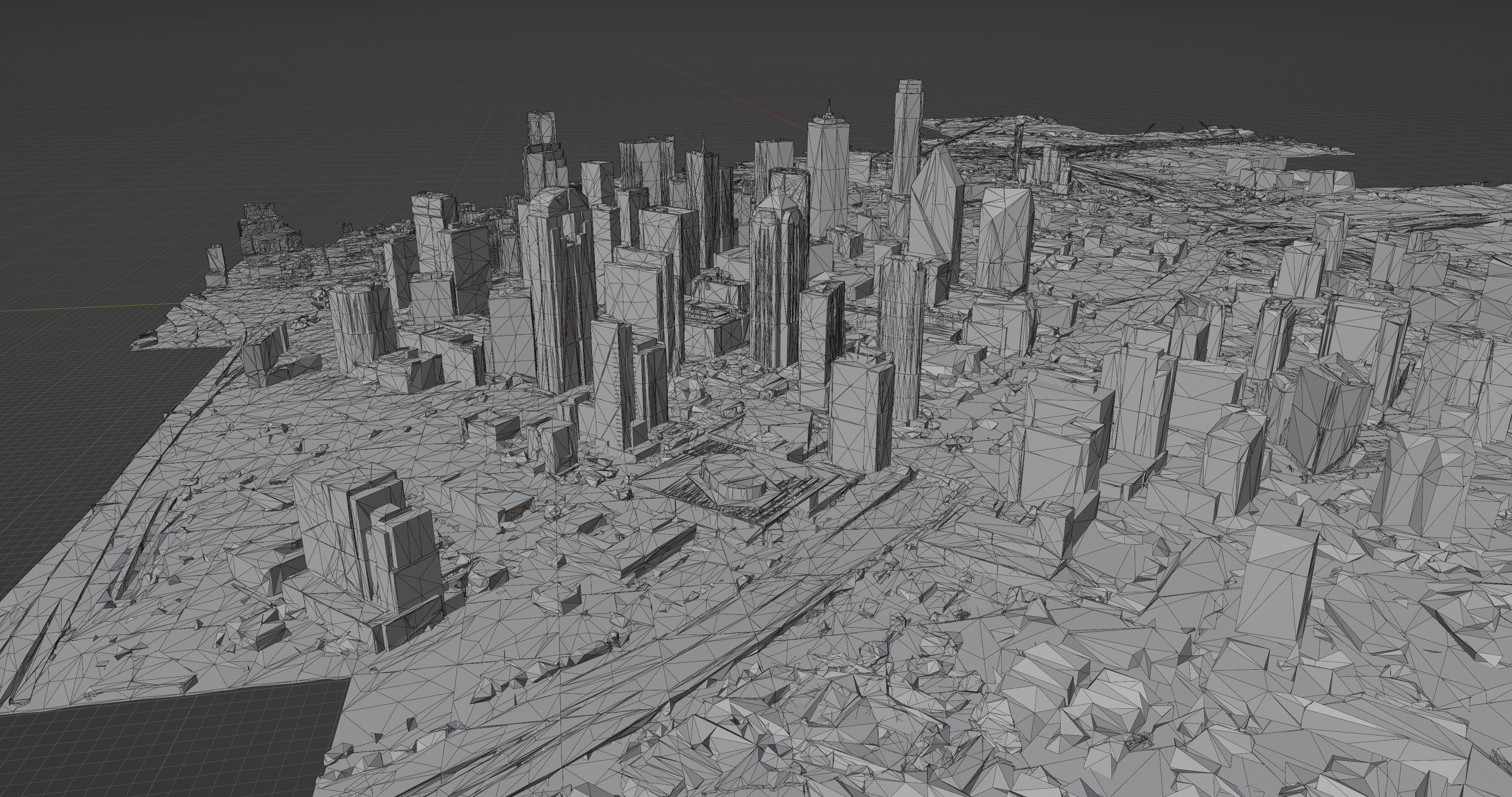 Dallas-City Skyline Free low-poly 3D model_16