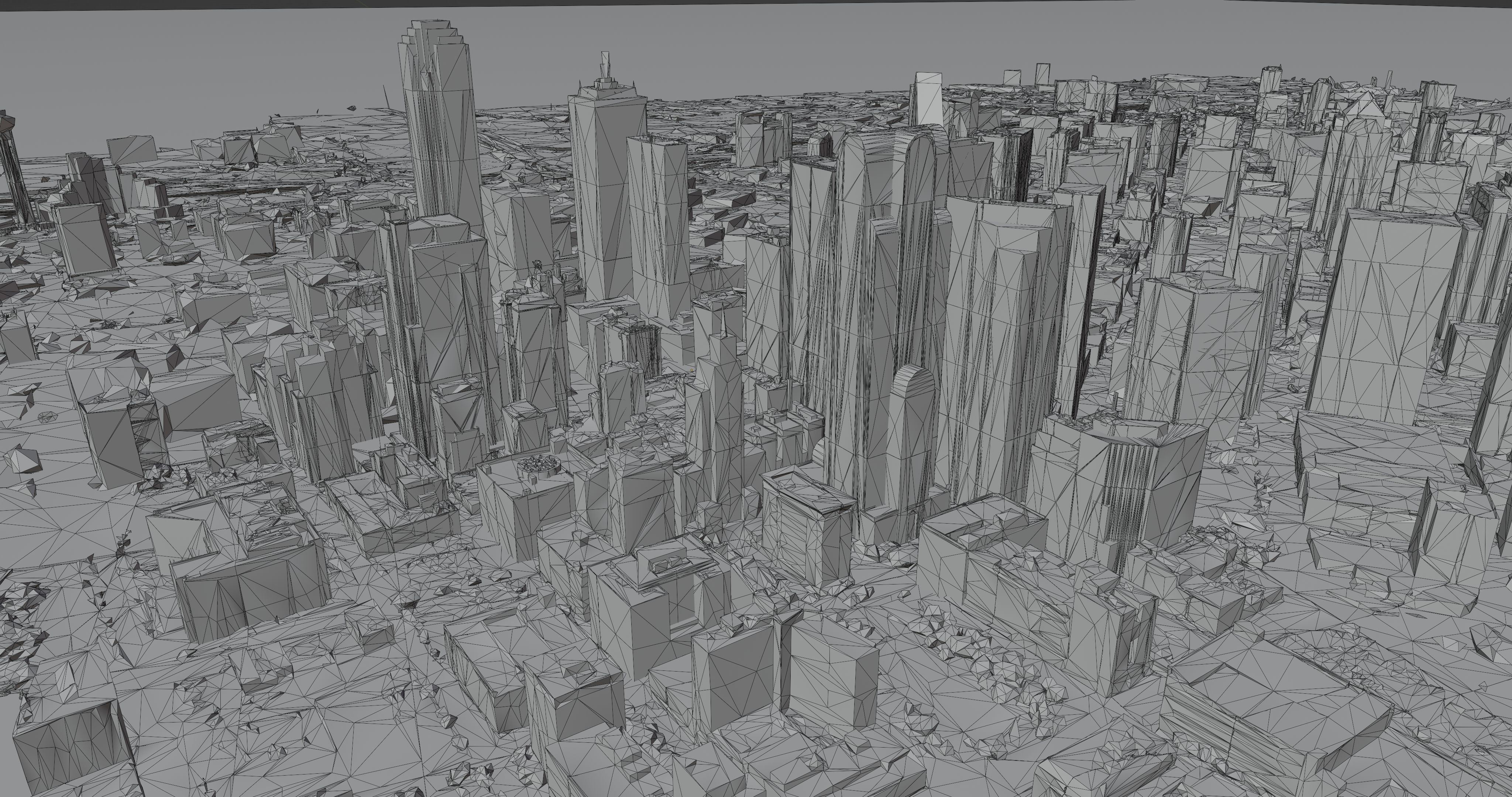 Dallas-City Skyline Free low-poly 3D model_13