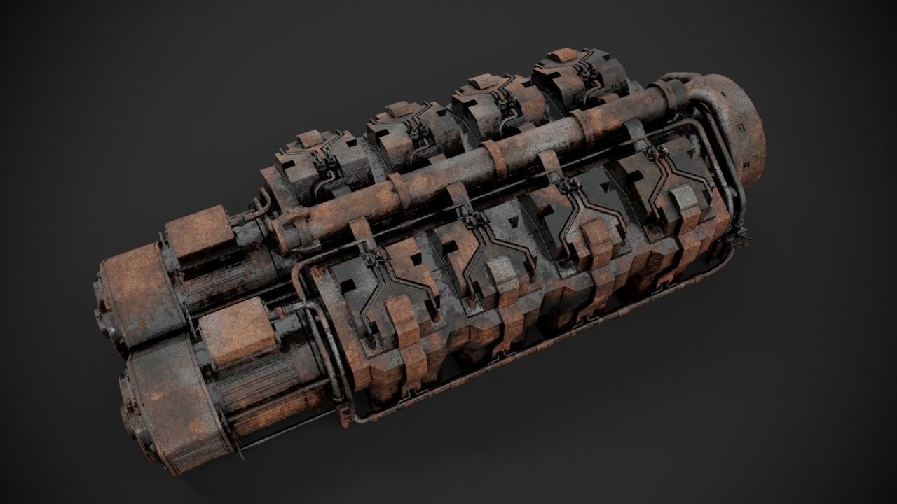 Machinery device 3D model_11
