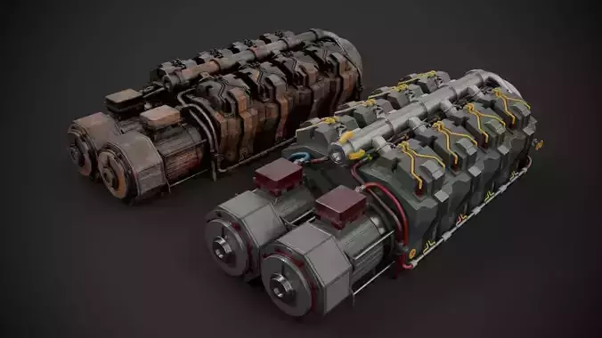 Machinery device 3D model