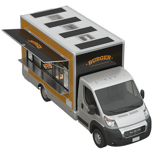 RAM PROMASTER Food Truck 3D model 5