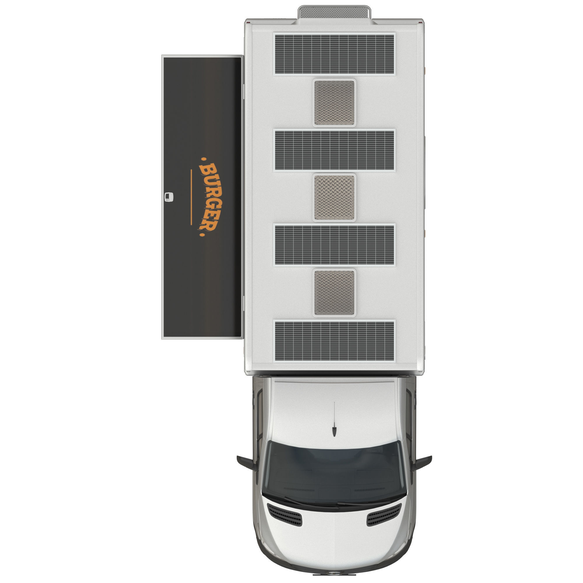 Sprinter Food Truck 3D model_11