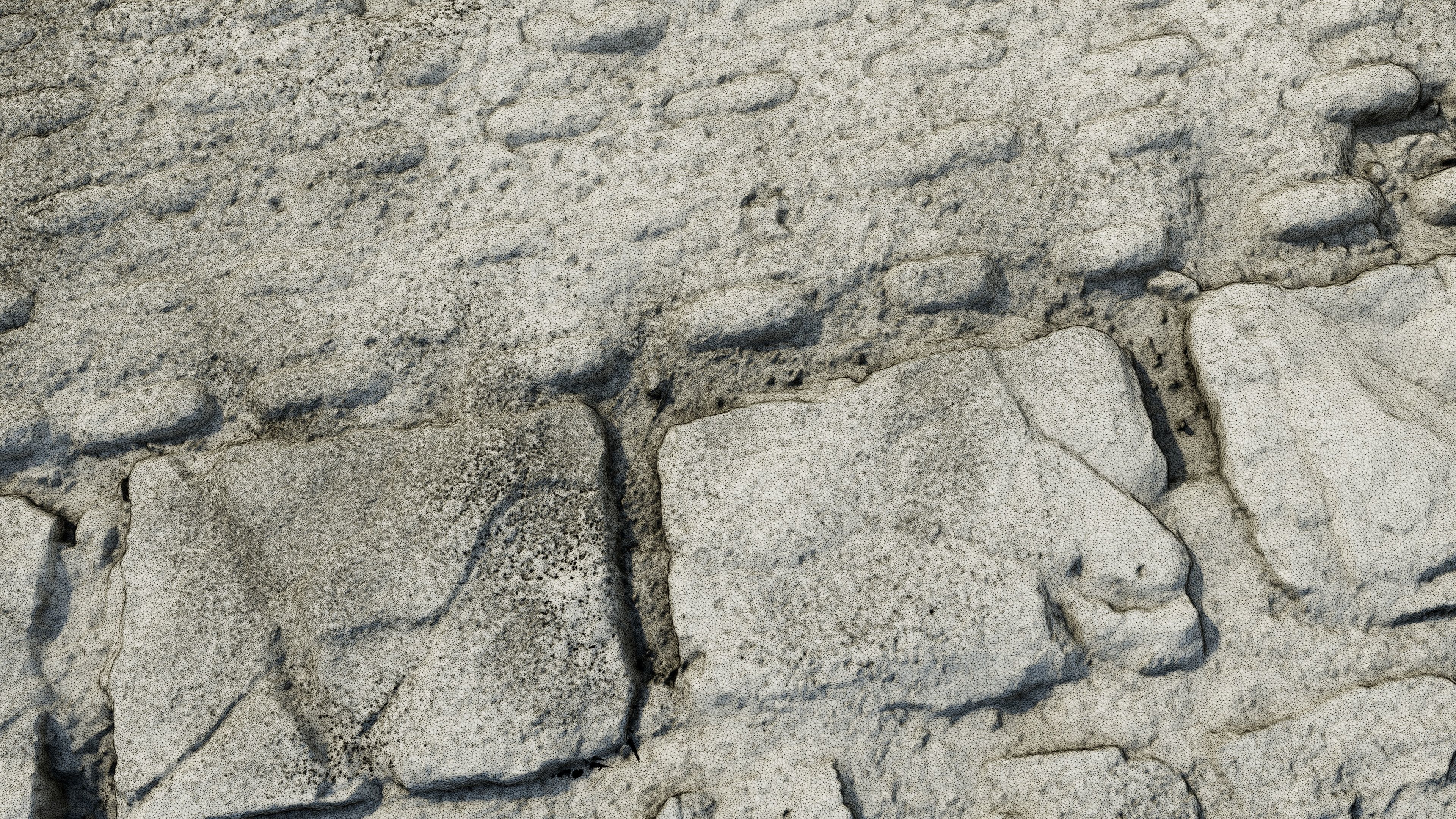 scanminicobble01 close up of cobblestone street 3D model_4