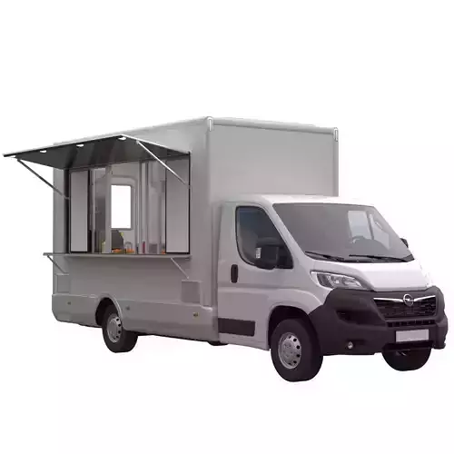 Food Truck Opel Movano 3D model