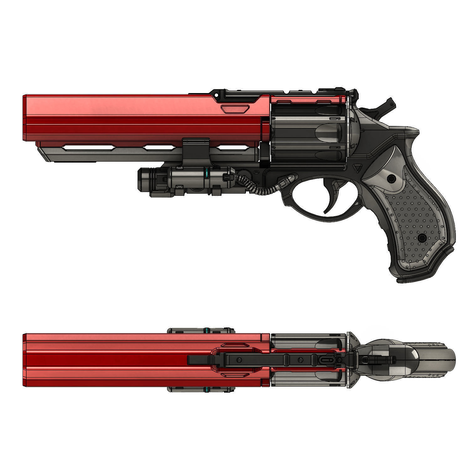 Eyasluna Legendary Hand Cannon 3D print model_1