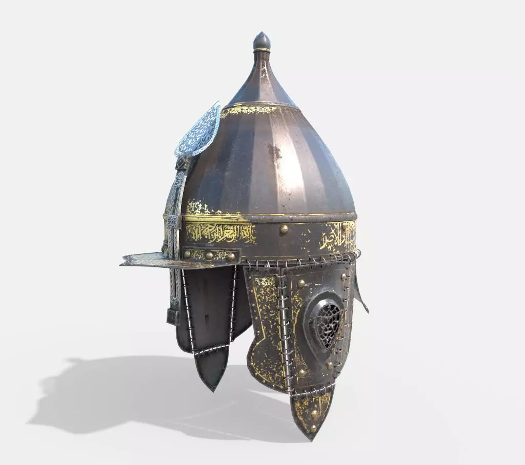 Arabesque - Ottoman Helmet 3D model_0