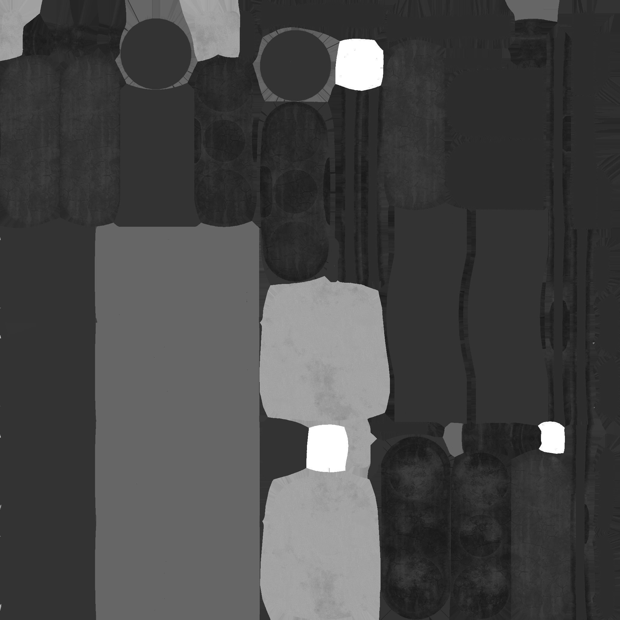 Jetpack E10 Blue Bronze - SciFi Character Design Low-poly 3D model_25