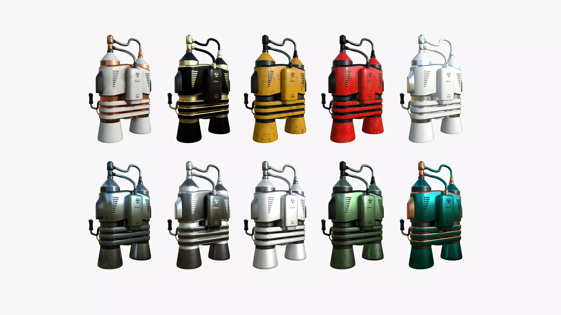 10 Jetpacks E Collection - SciFi Character Design _0