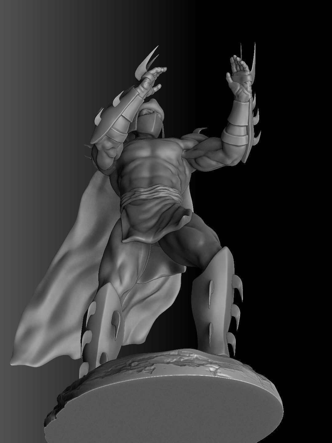 Shredder TMNT 1987 STL for 3d print 3D print model_20