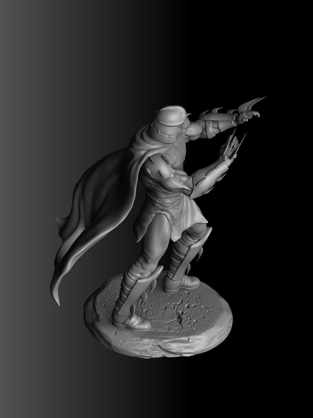 Shredder TMNT 1987 STL for 3d print 3D print model_12