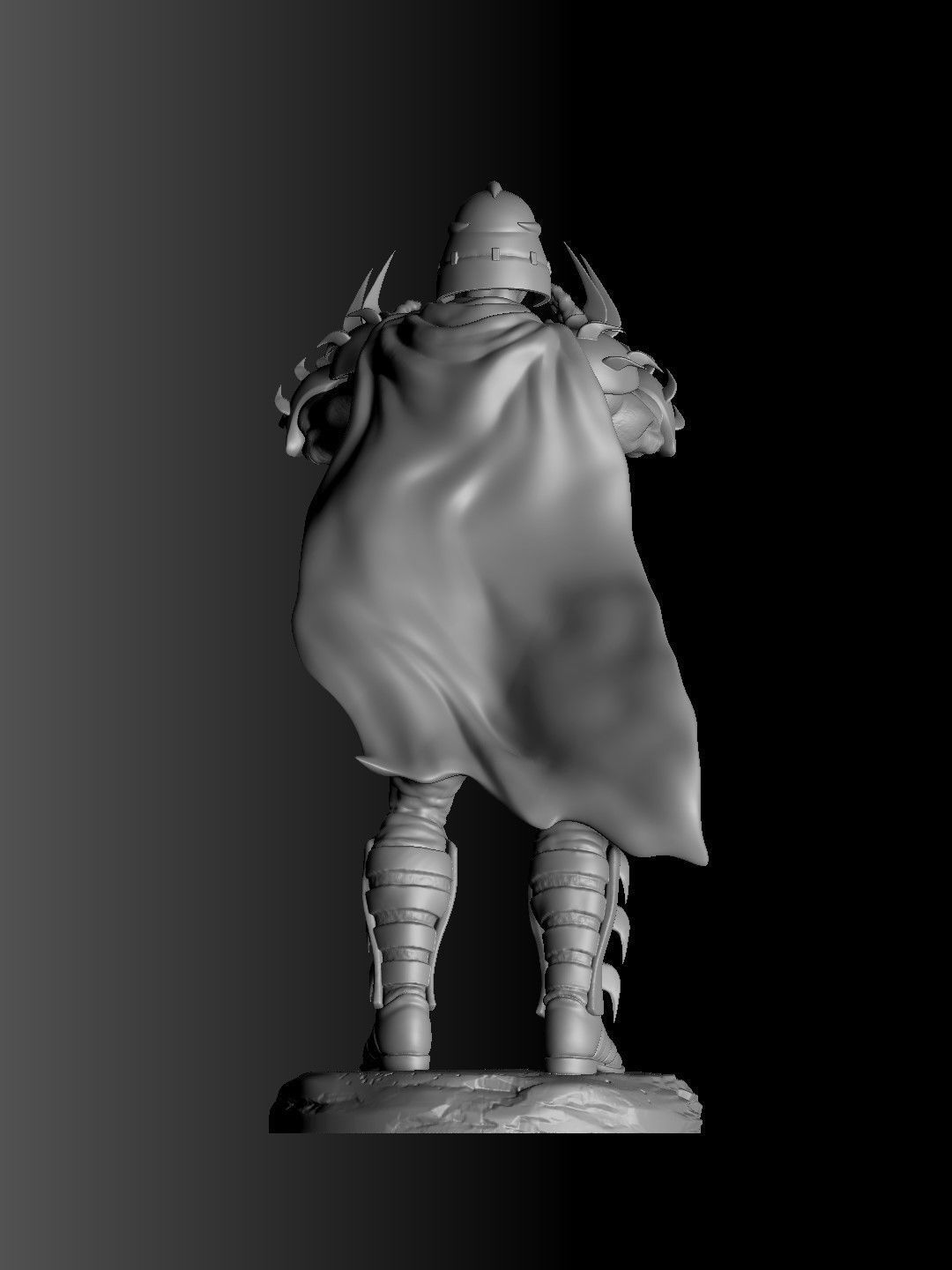 Shredder TMNT 1987 STL for 3d print 3D print model_11