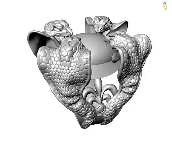 Ring snake cobra - 3dm