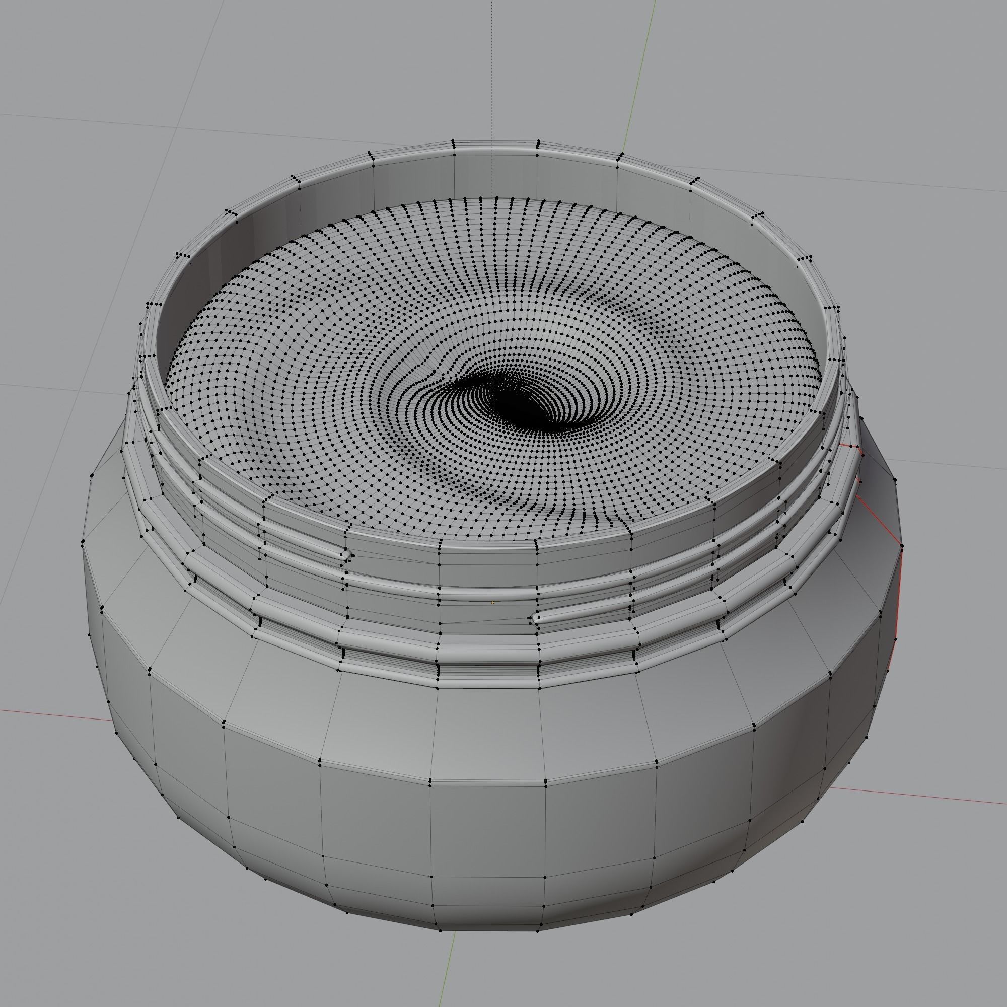 Cream Jar 50 Low-poly 3D model_13