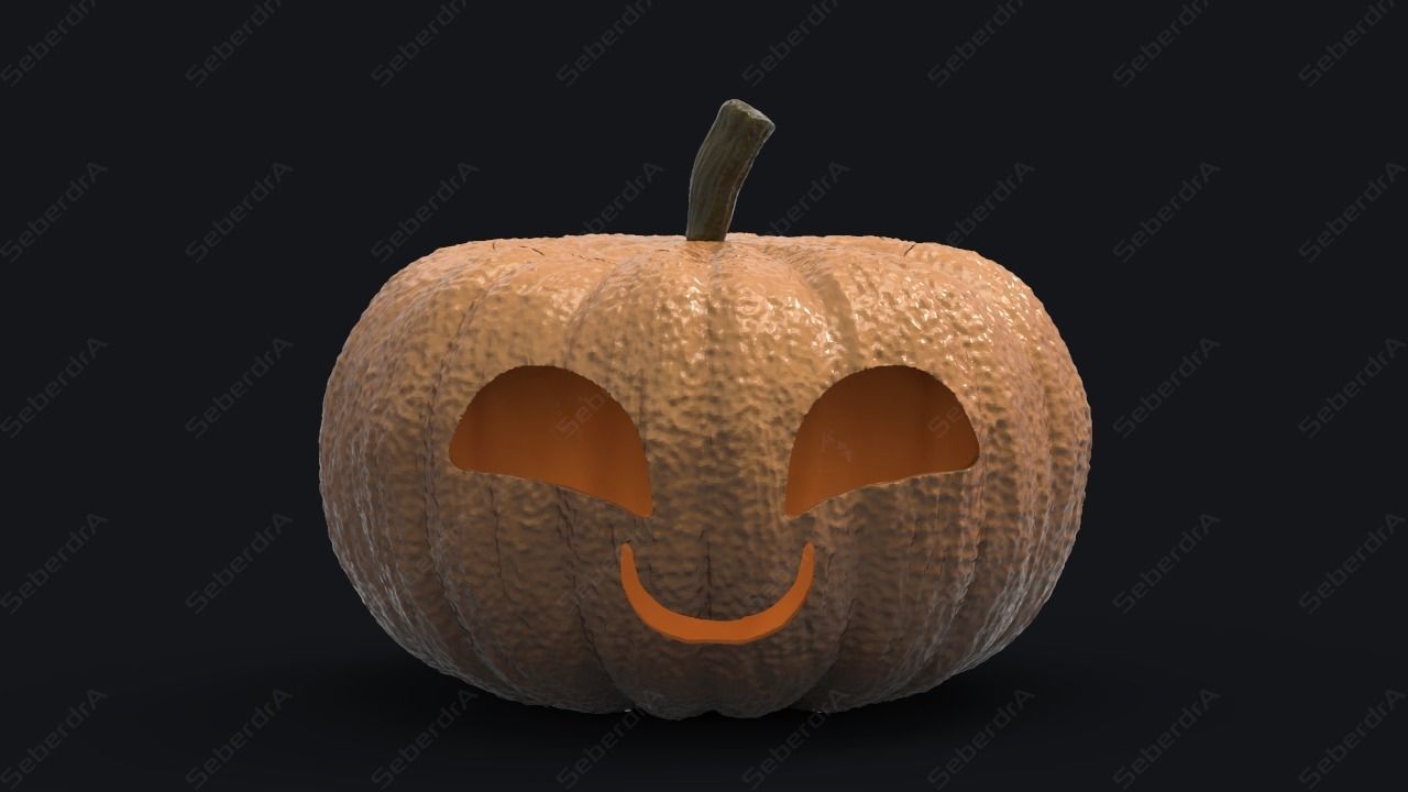 HALLOWEEN PUMPKIN SET 3D print model_5