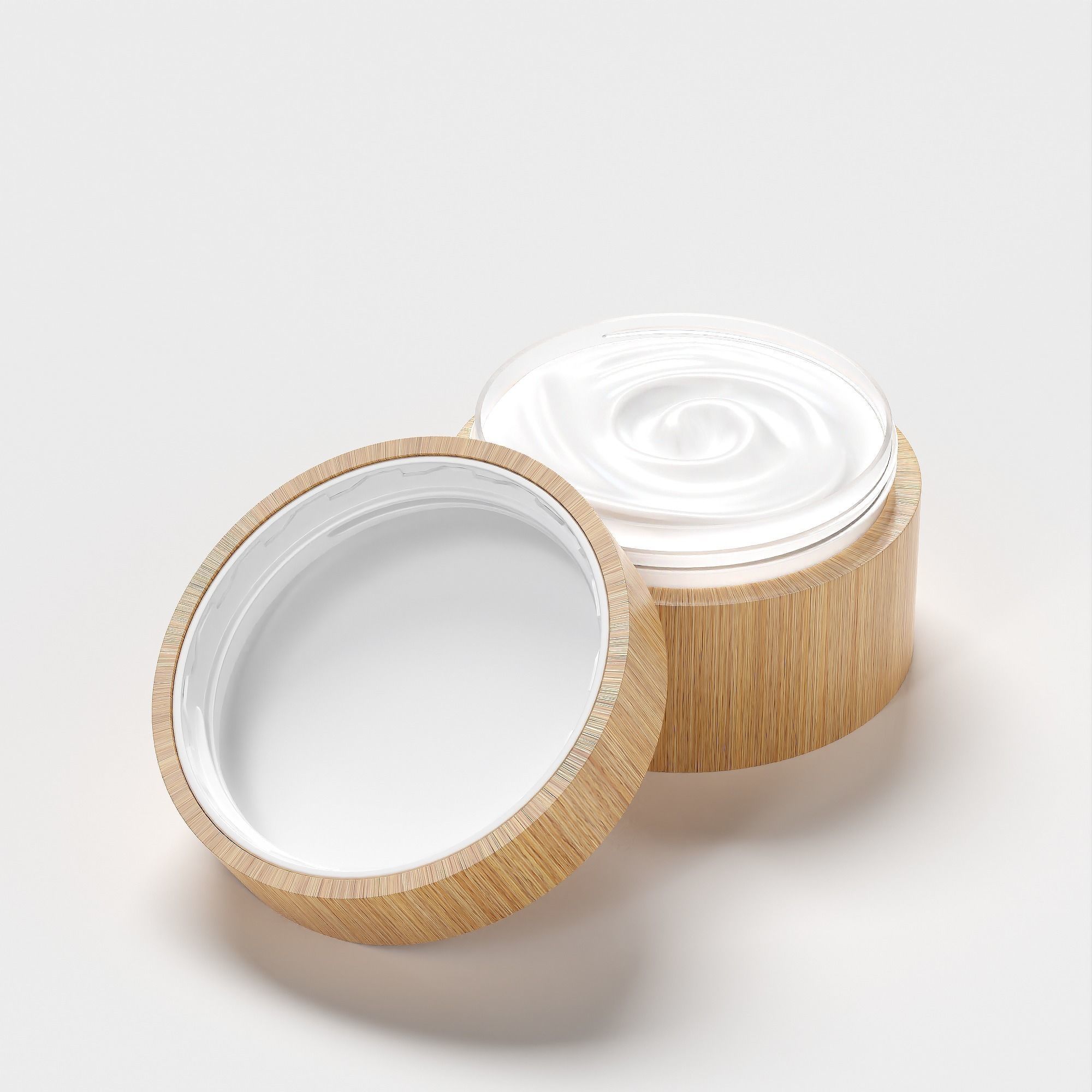 Cream Jar 41 Low-poly 3D model_5