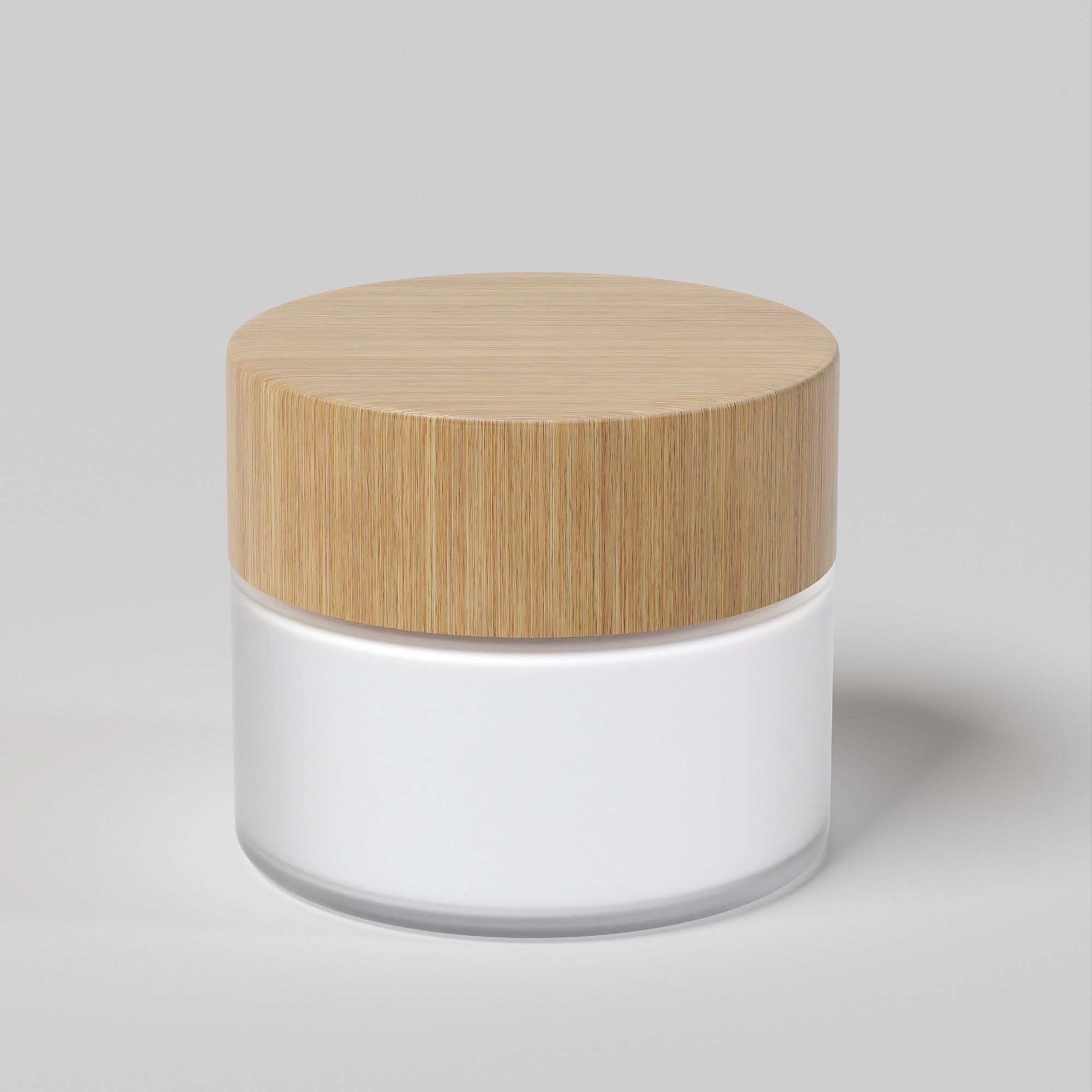 Cream Jar 37 Low-poly 3D model_1