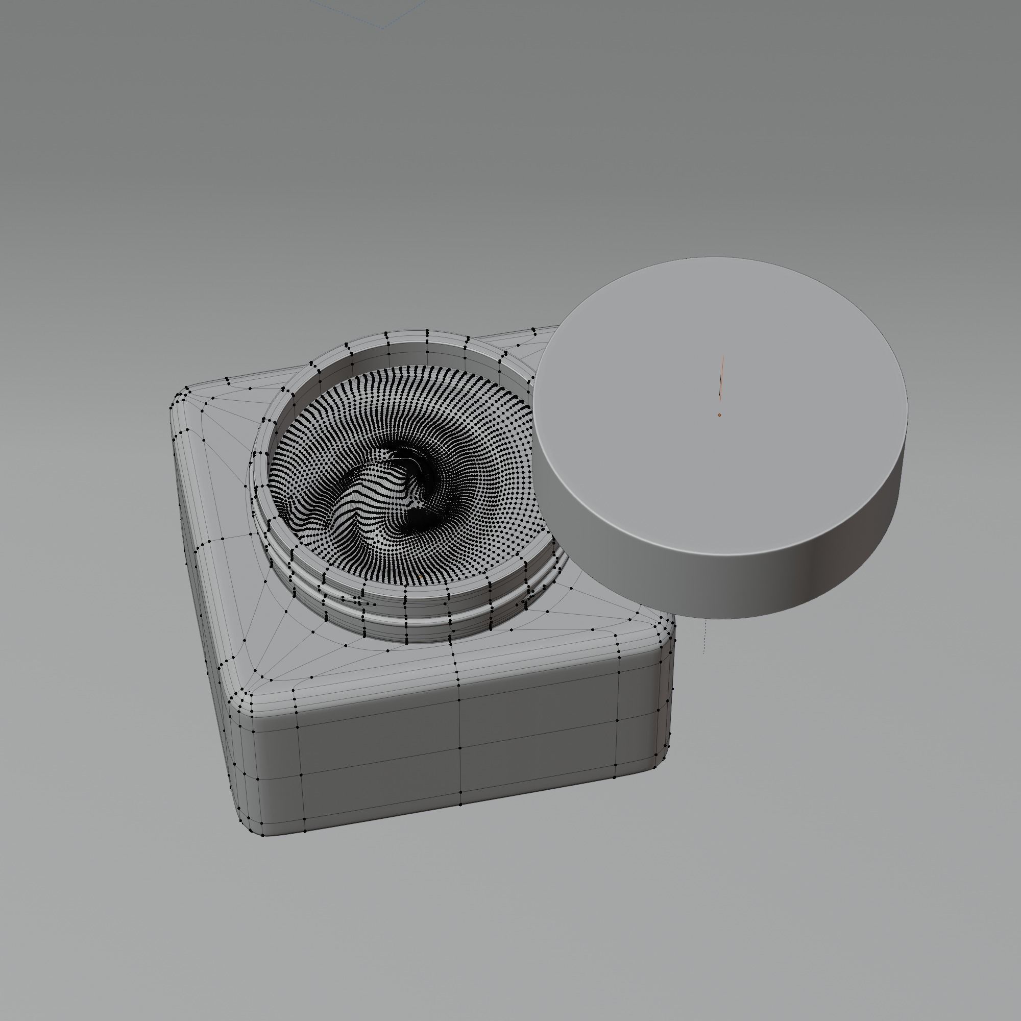 Cream Jar 36 Low-poly 3D model_13