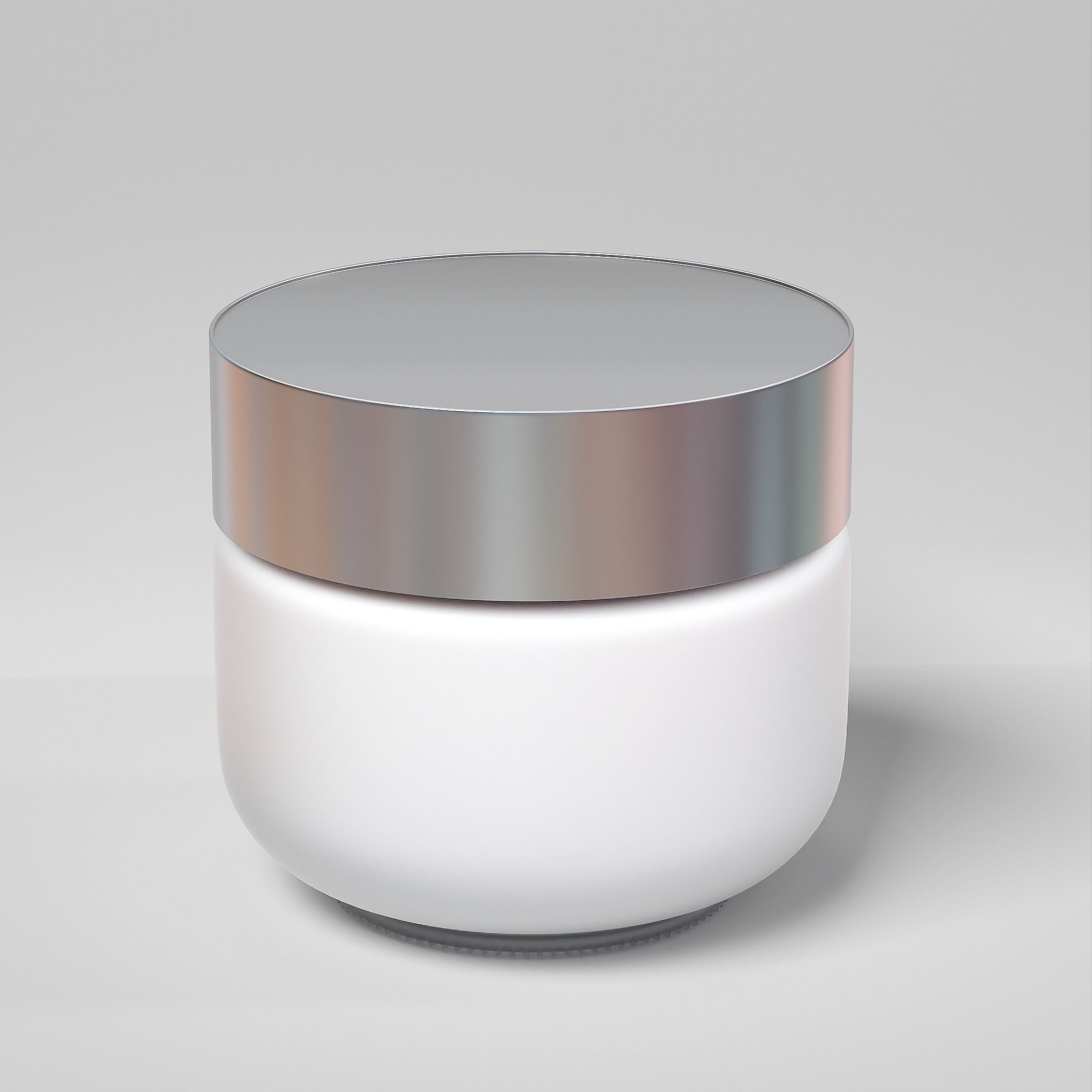 Cream Jar 34 Low-poly 3D model_1
