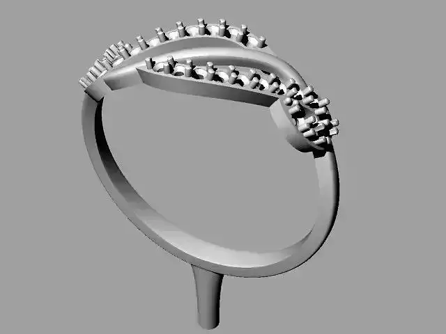 Diamond ring women ring -wedding- 3dm