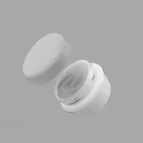 Cream Jar 15 Low-poly 3D model