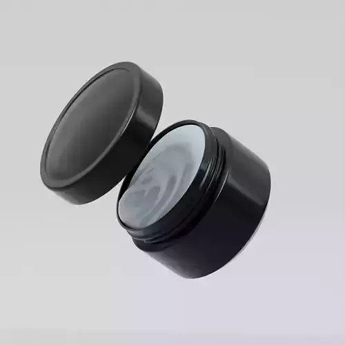 Cream Jar 06 Low-poly 3D model