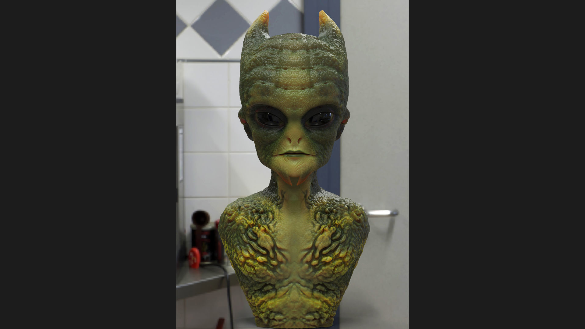 Alien creature stl 3D print model_7