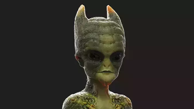 Alien creature stl