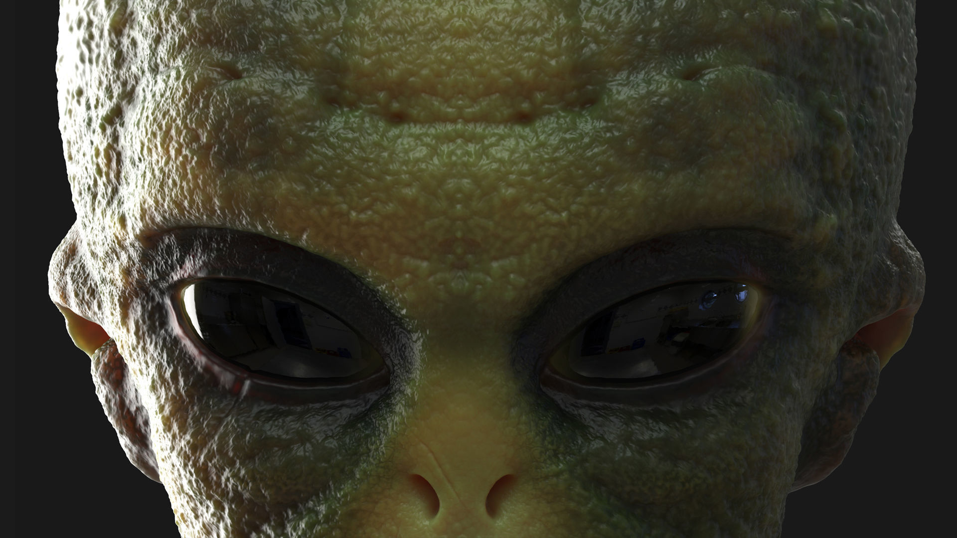 Alien creature stl 3D print model_3