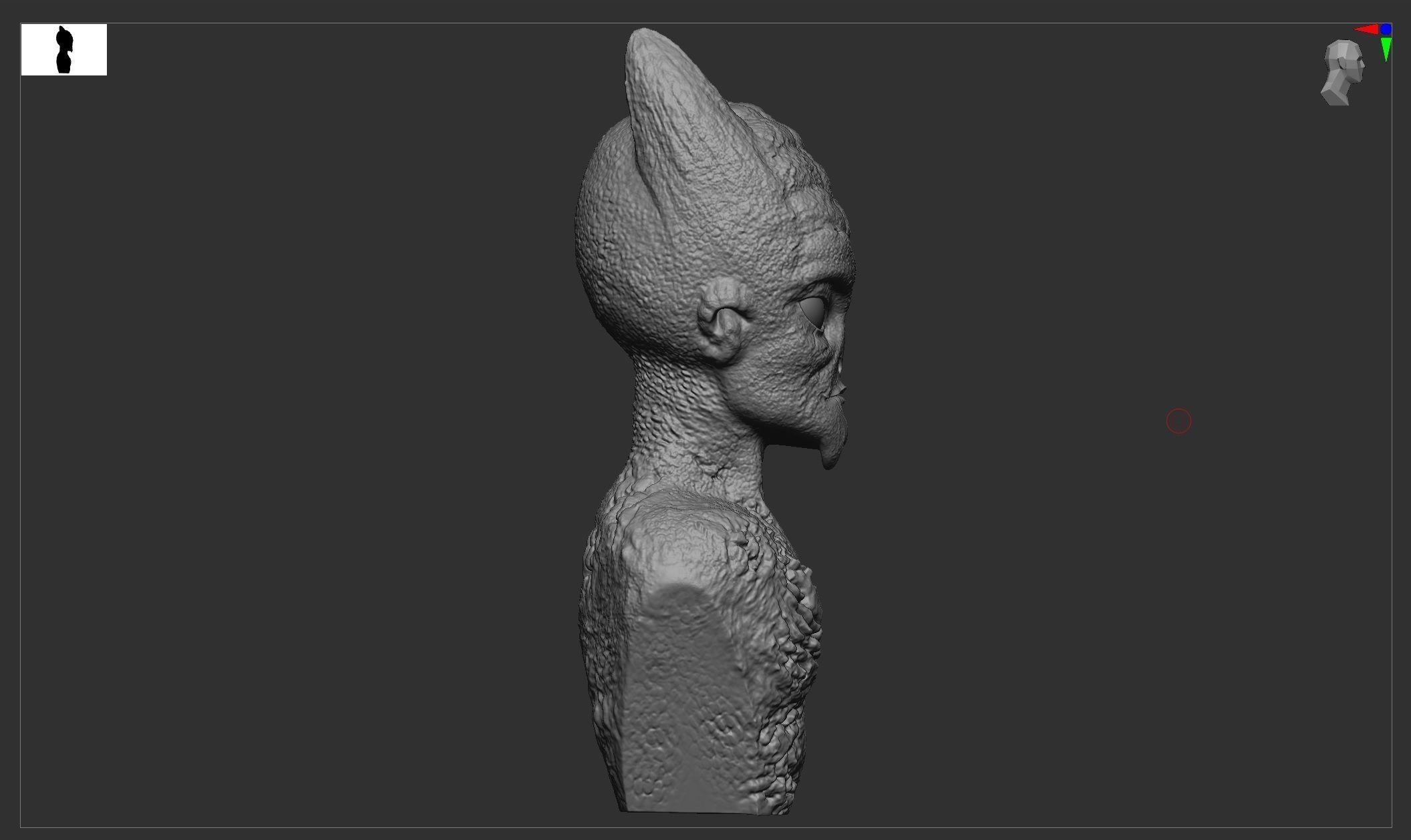 Alien creature stl 3D print model_11