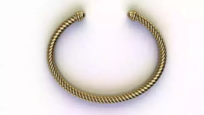 Spiral Cable Bracelet