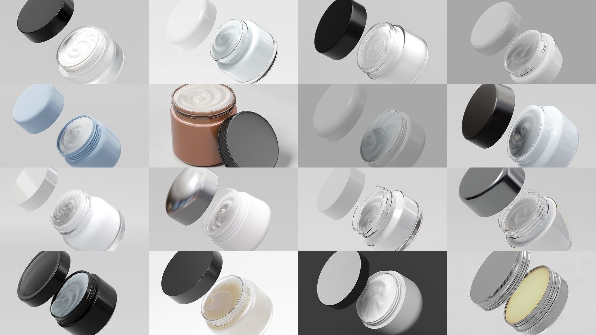 50 High Quality Cream Jar Collection  _6