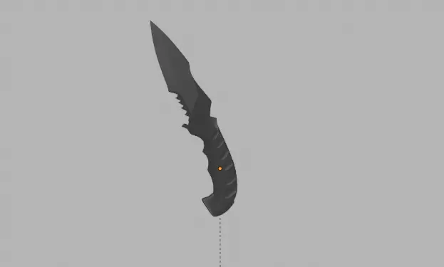 Combat Knife Free 3D model