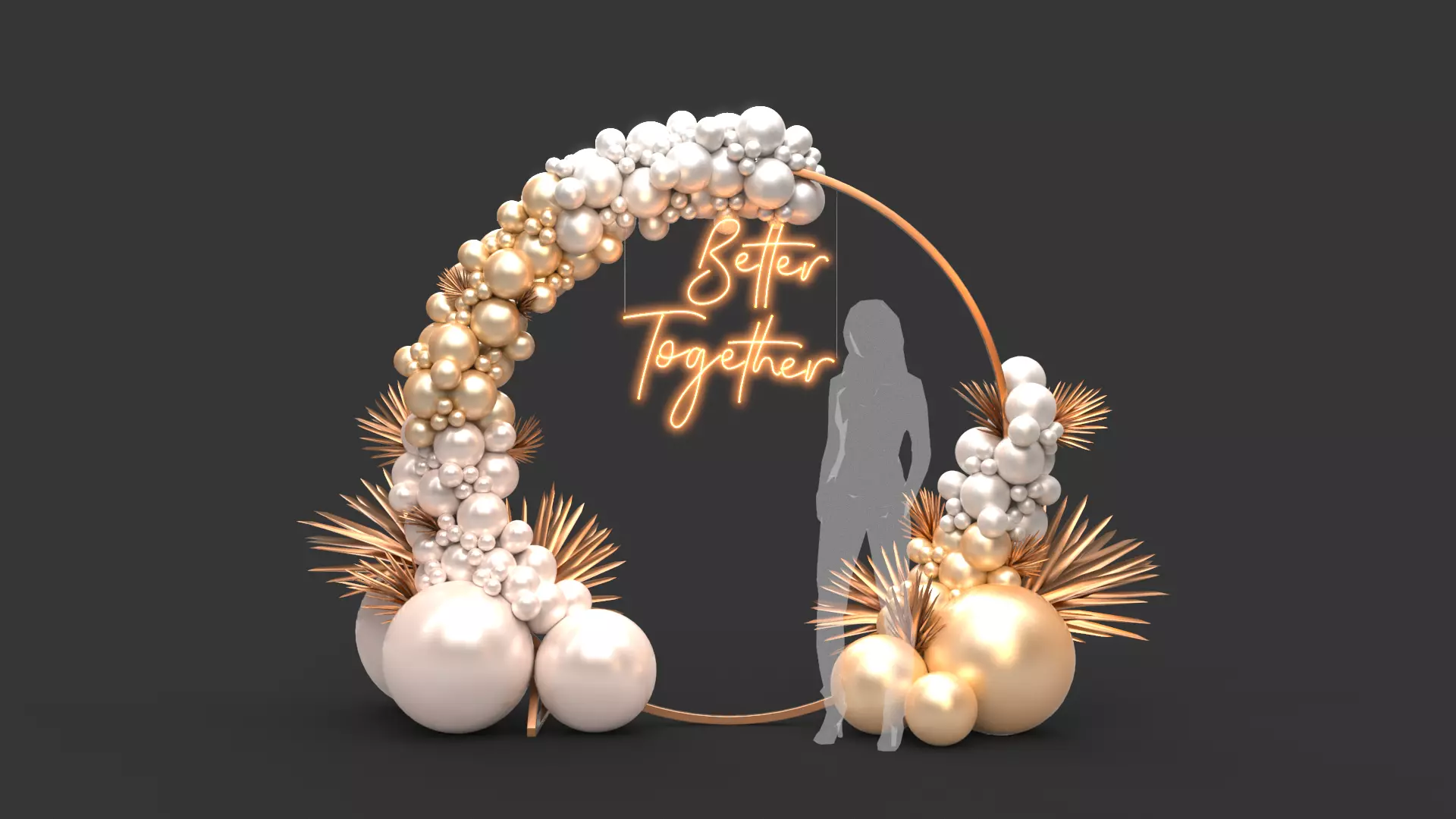 Balloon Arch 3 3D model