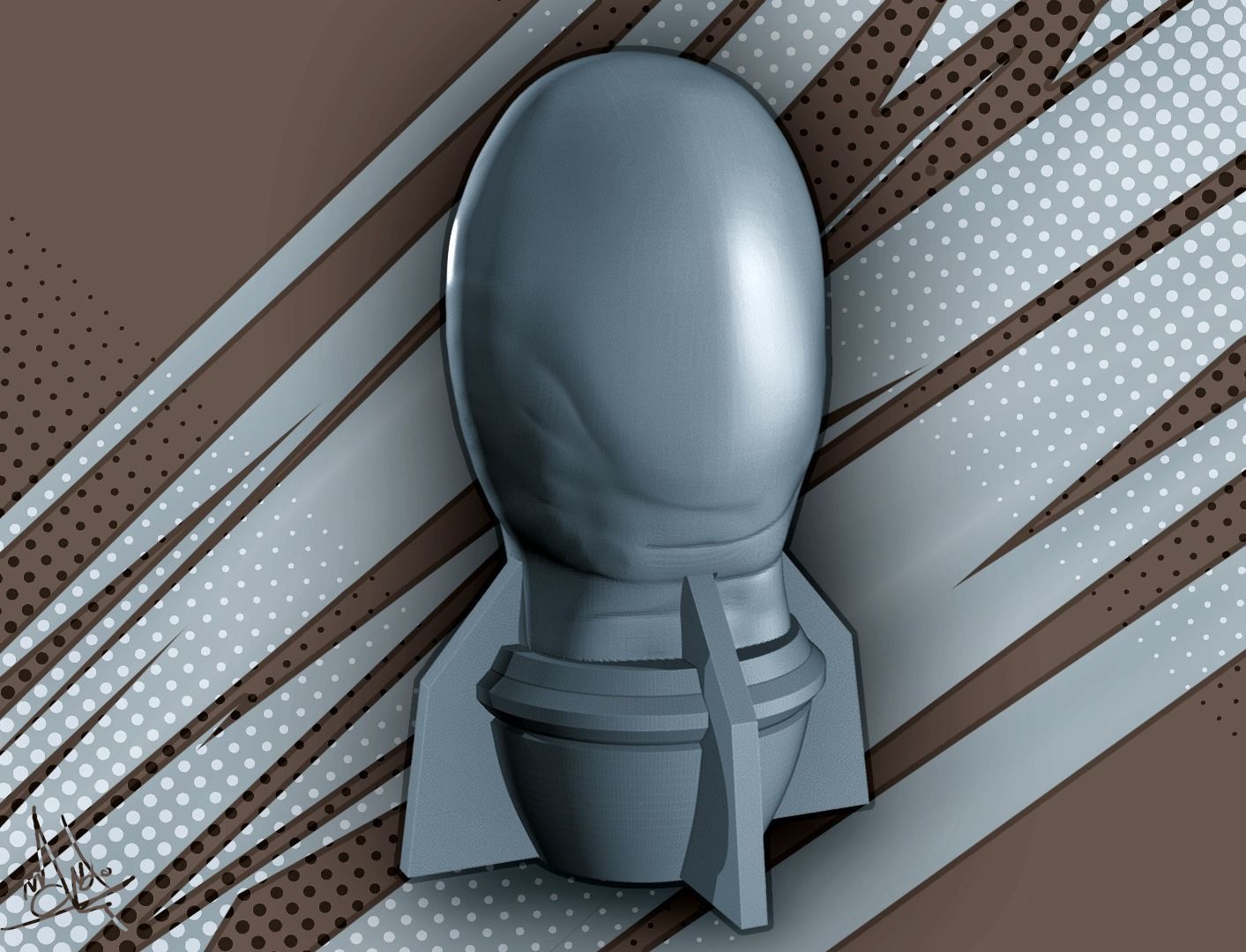 Missile Toe - Mistletoe 3D print model_3