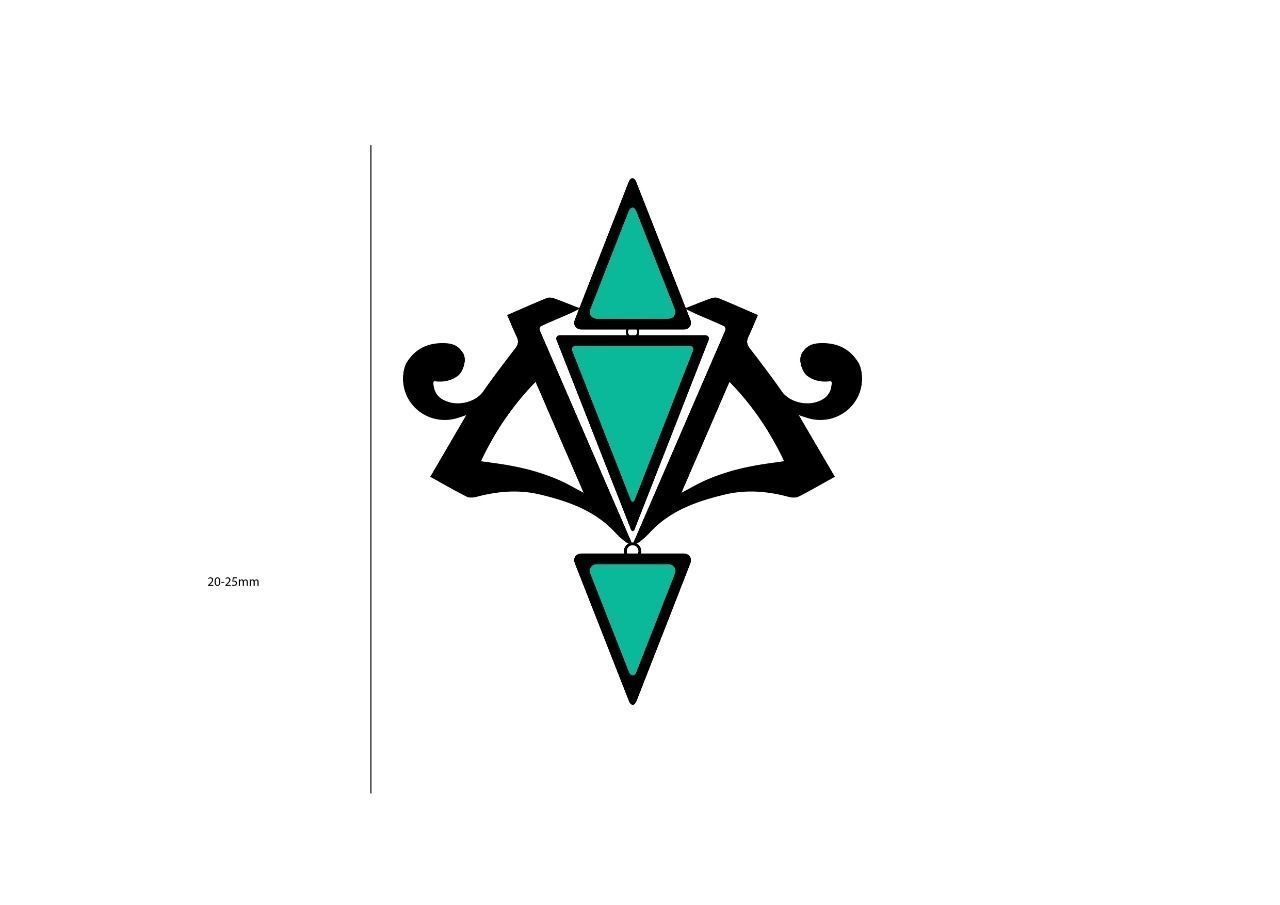 Women Earrings 3dm STL OBJ FBX Renders Details 3D print model_4