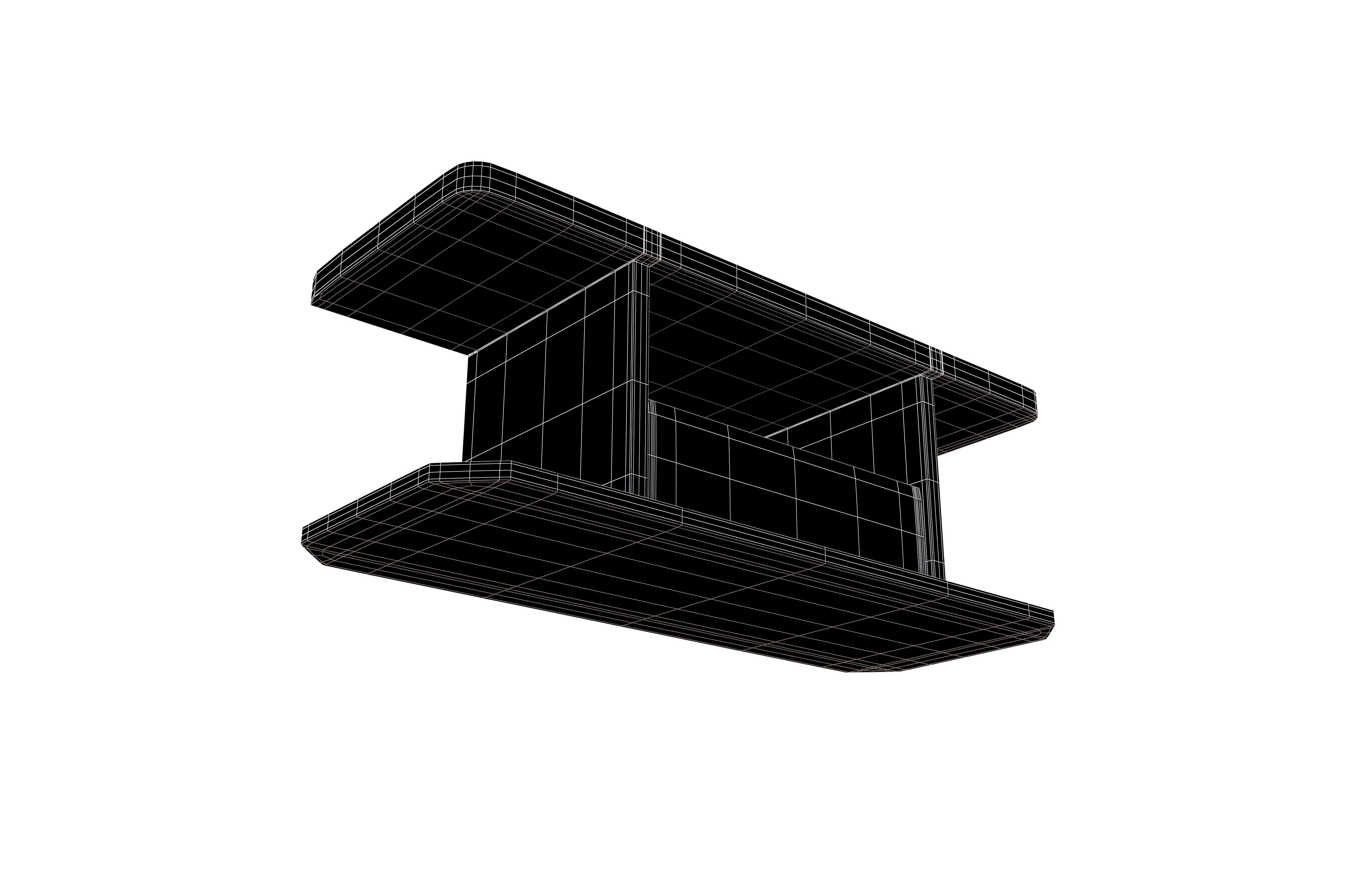 Living Room Table v1 001 Low-poly 3D model_7