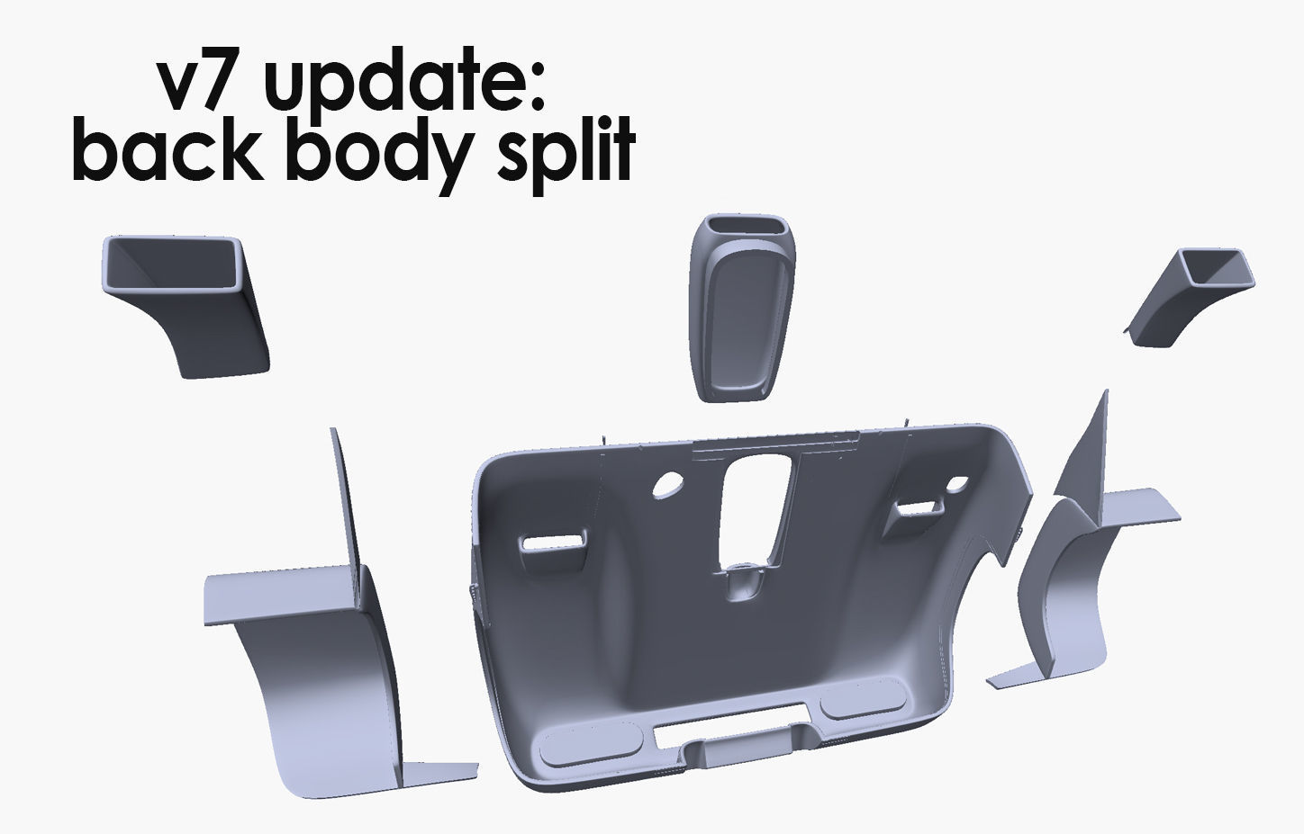 Ferrari 312 P Spyder Classic - Car Kit 3D print model_17