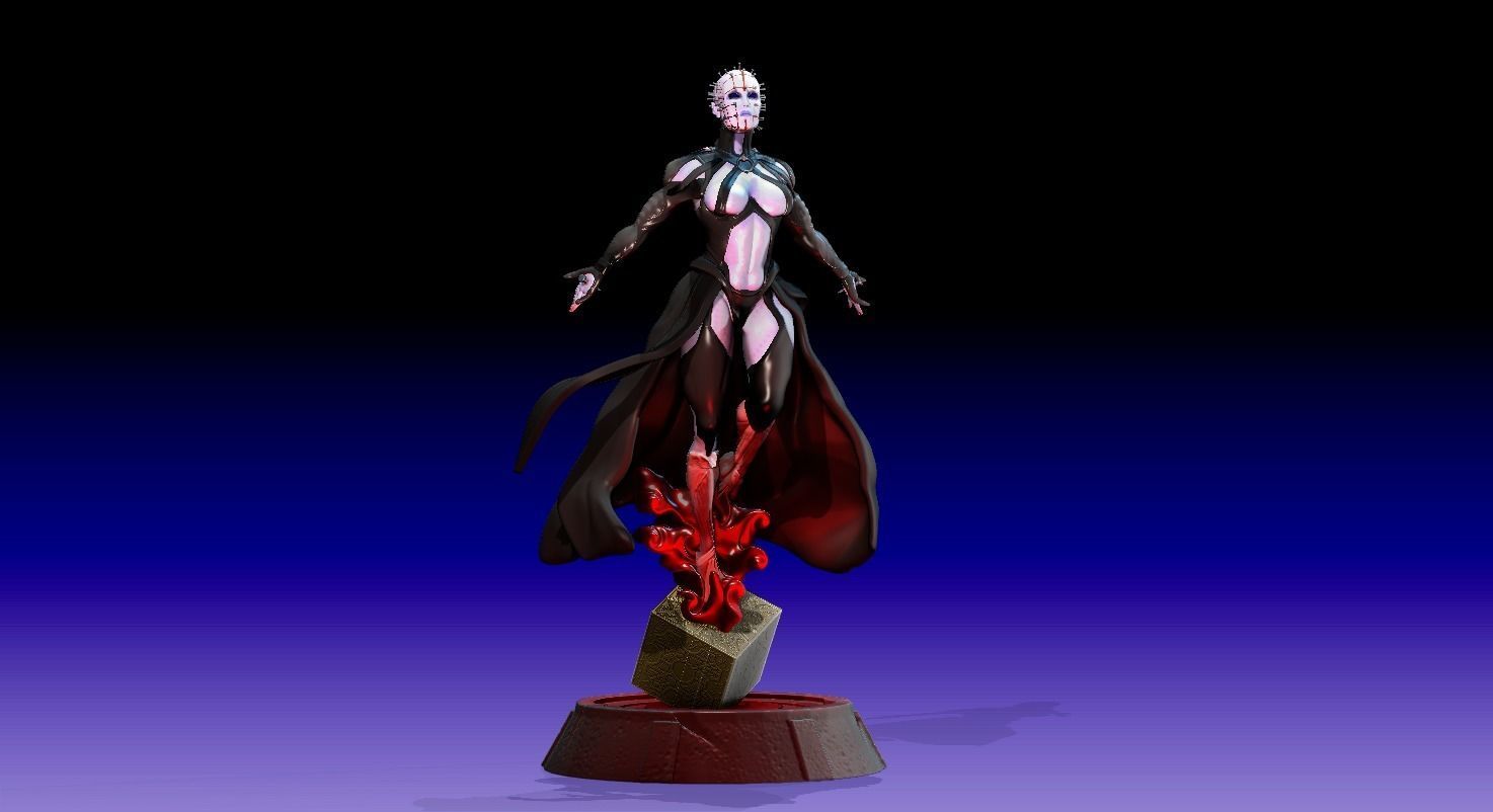 Hell priestess 3D print model_5