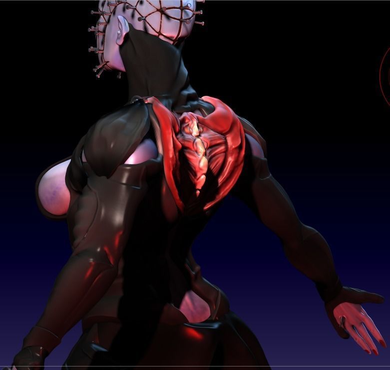 Hell priestess 3D print model_3