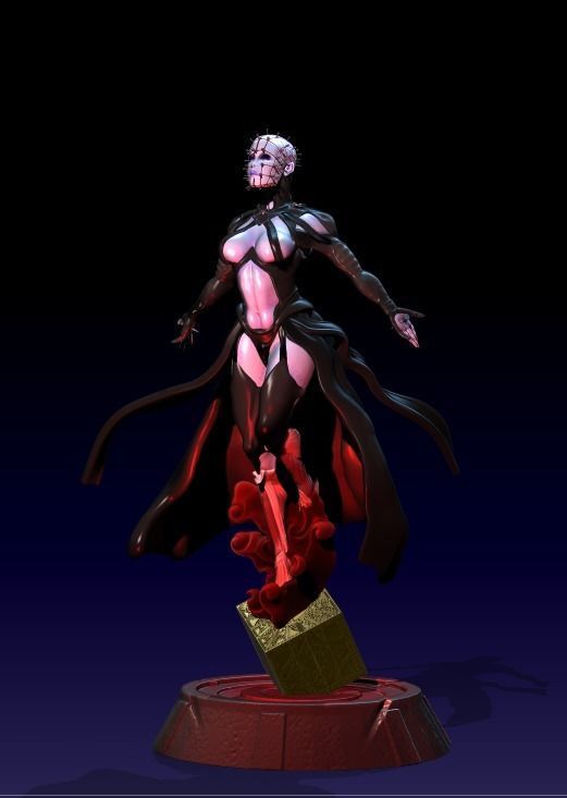Hell priestess 3D print model_1