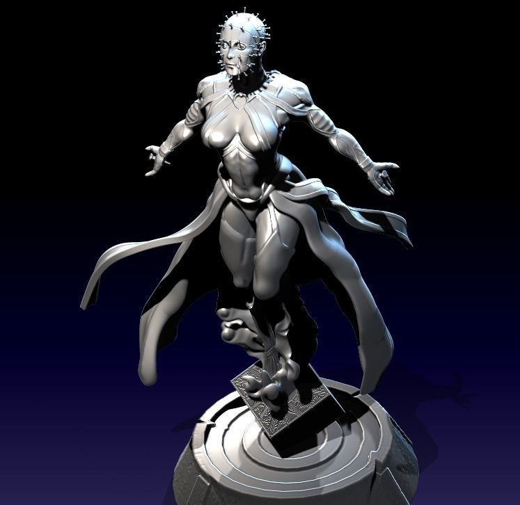 Hell priestess 3D print model_10