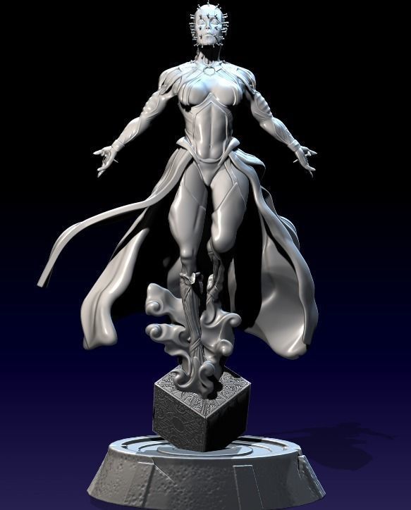 Hell priestess 3D print model_8