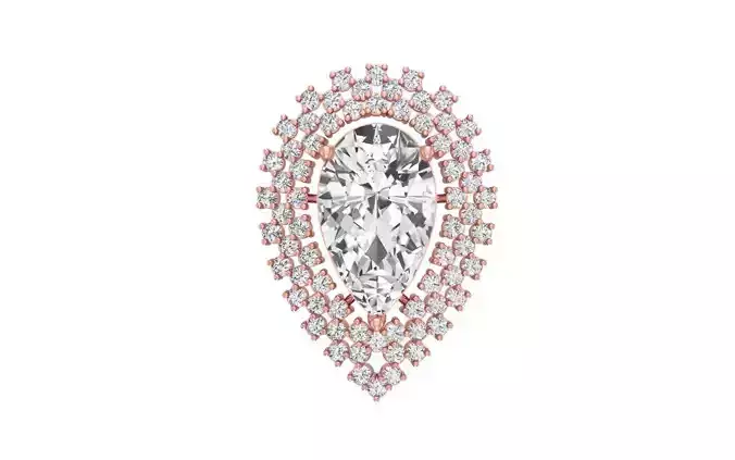 Women Pendant 3dm STL OBJ FBX Renders Details