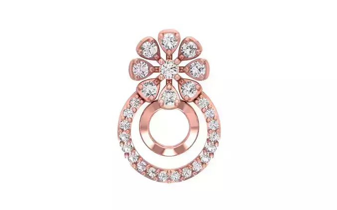 Women Pendant 3dm STL OBJ FBX Renders Details