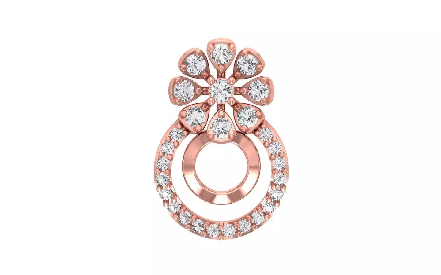 Women Pendant 3dm STL OBJ FBX Renders Details 3D print model_0