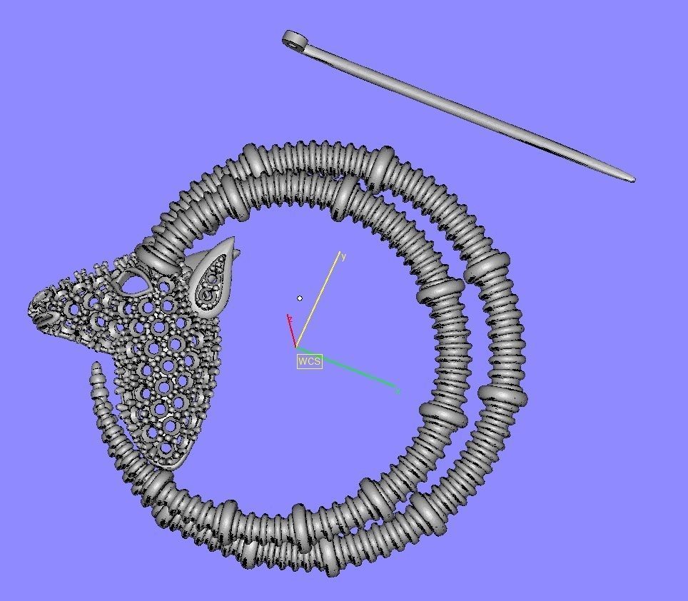 Schlumberger Brooch 3D print model_4