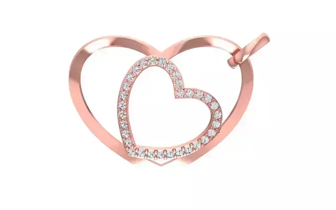 Women Pendant 3dm STL OBJ FBX Renders Details